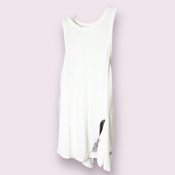Lululemon Nook Tank * Vitasea Wunderlust 2015 Women’s Size 6 White RARE Two-Way - Picture 6 of 14